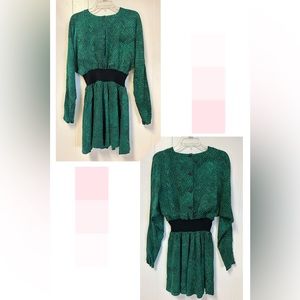 Giorgia Vintage 100% Silk Dress Size 10